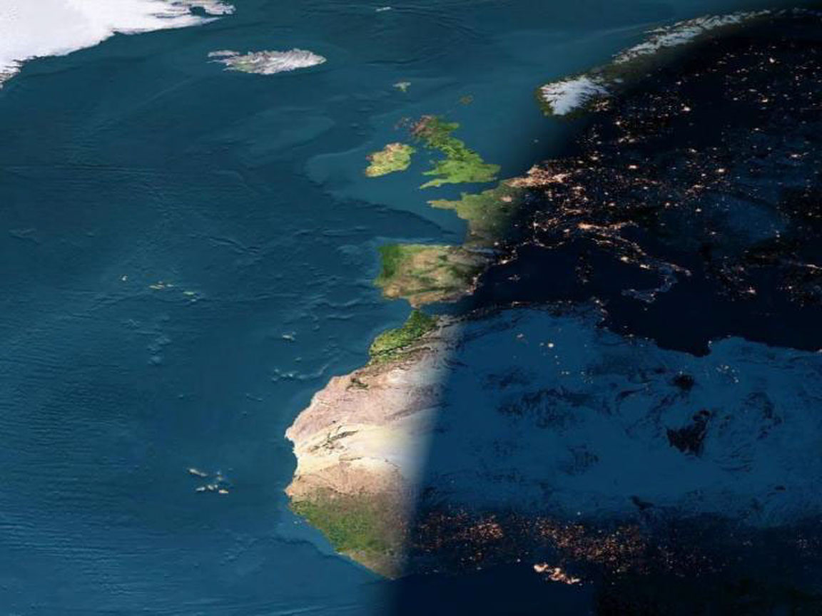 Day &amp; Night Over Europe
